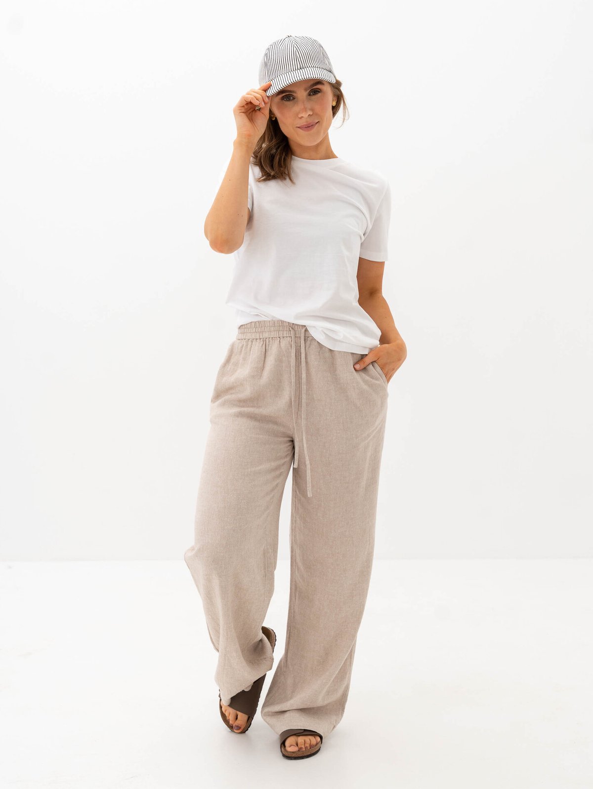 MSCH Copenhagen Pennie Ginia Pants Sand