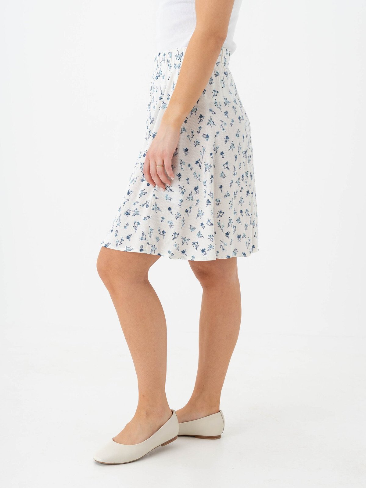 MSCH Copenhagen Amelina Vealine Skirt Aqua Haze Flower