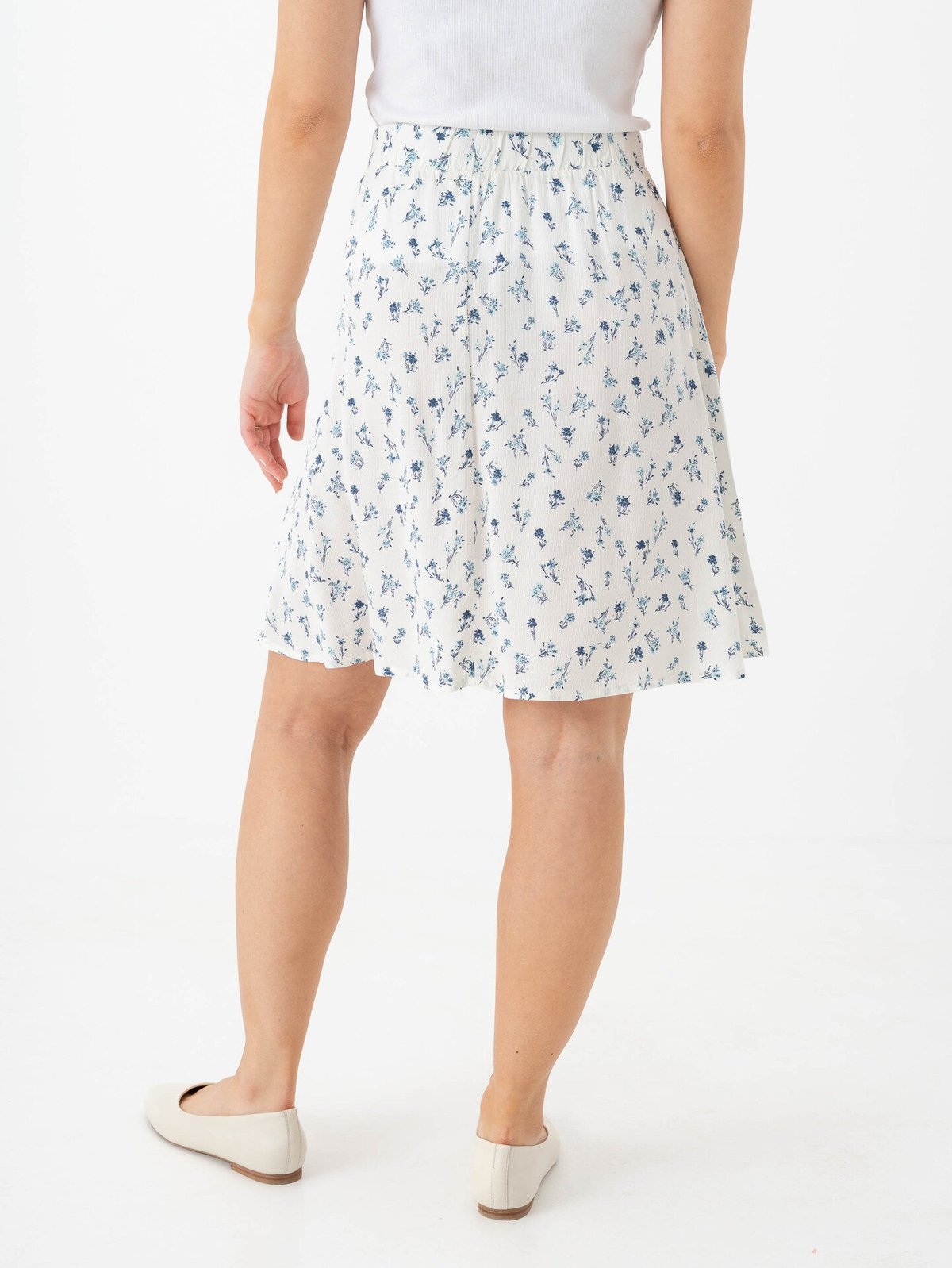 MSCH Copenhagen Amelina Vealine Skirt Aqua Haze Flower