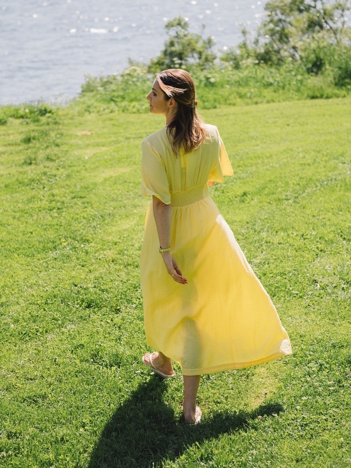 MSCH Copenhagen Jasmille Vlora Short Sleeve Dress Sundress