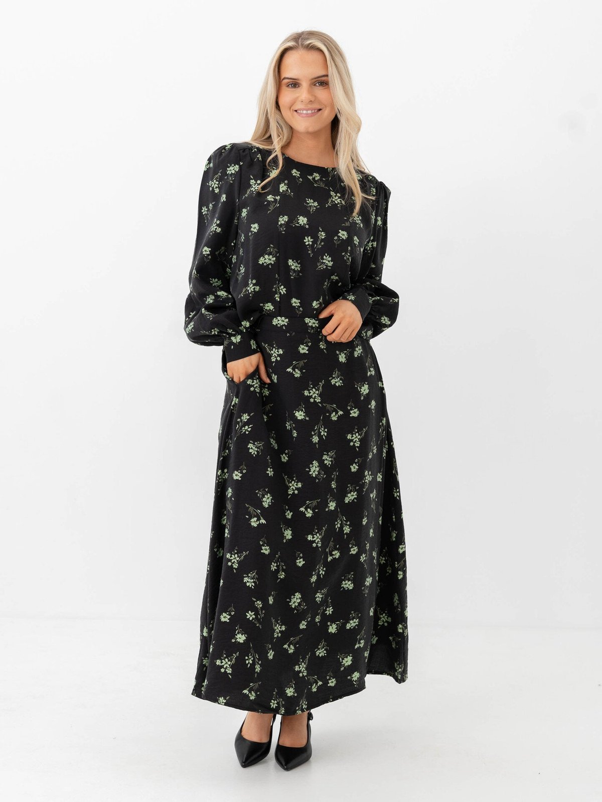 MSCH Copenhagen Jusine Karalynn Skirt Forest Shadow Flower