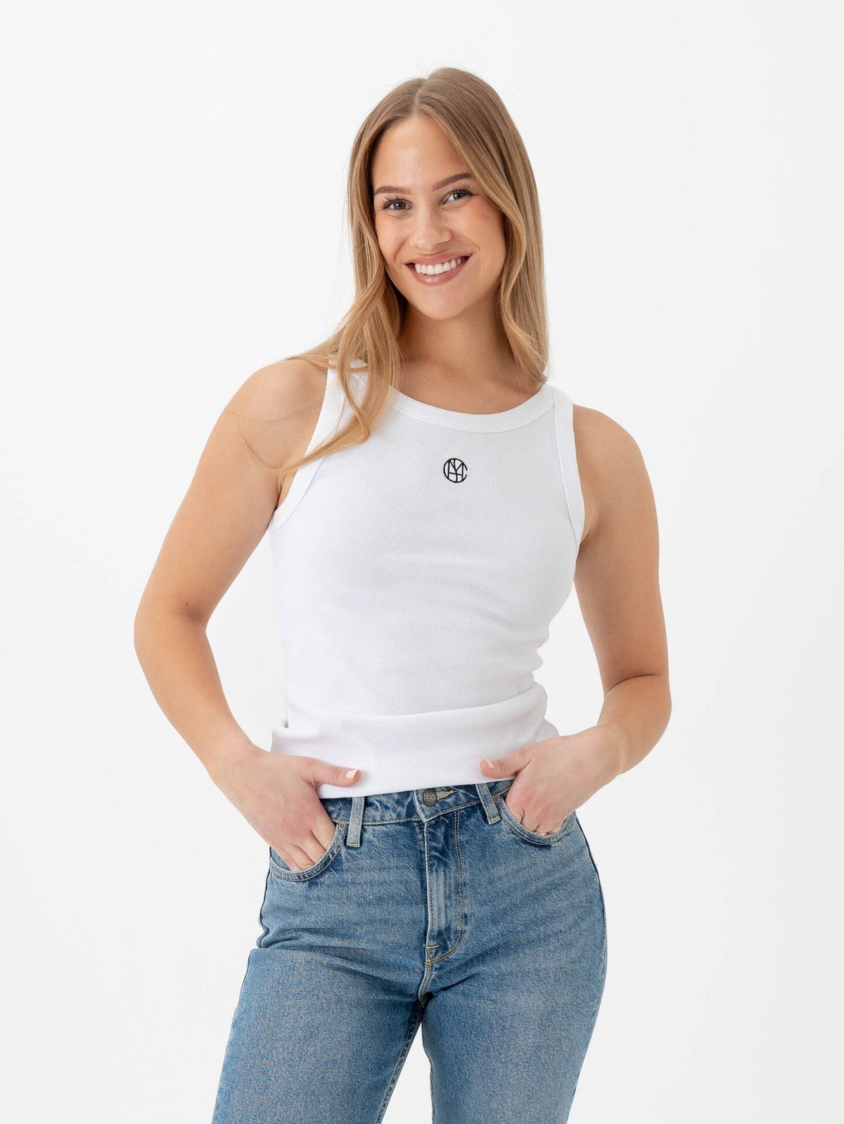 MSCH Copenhagen Gubbe Rasmia Icon SL Top White/Black