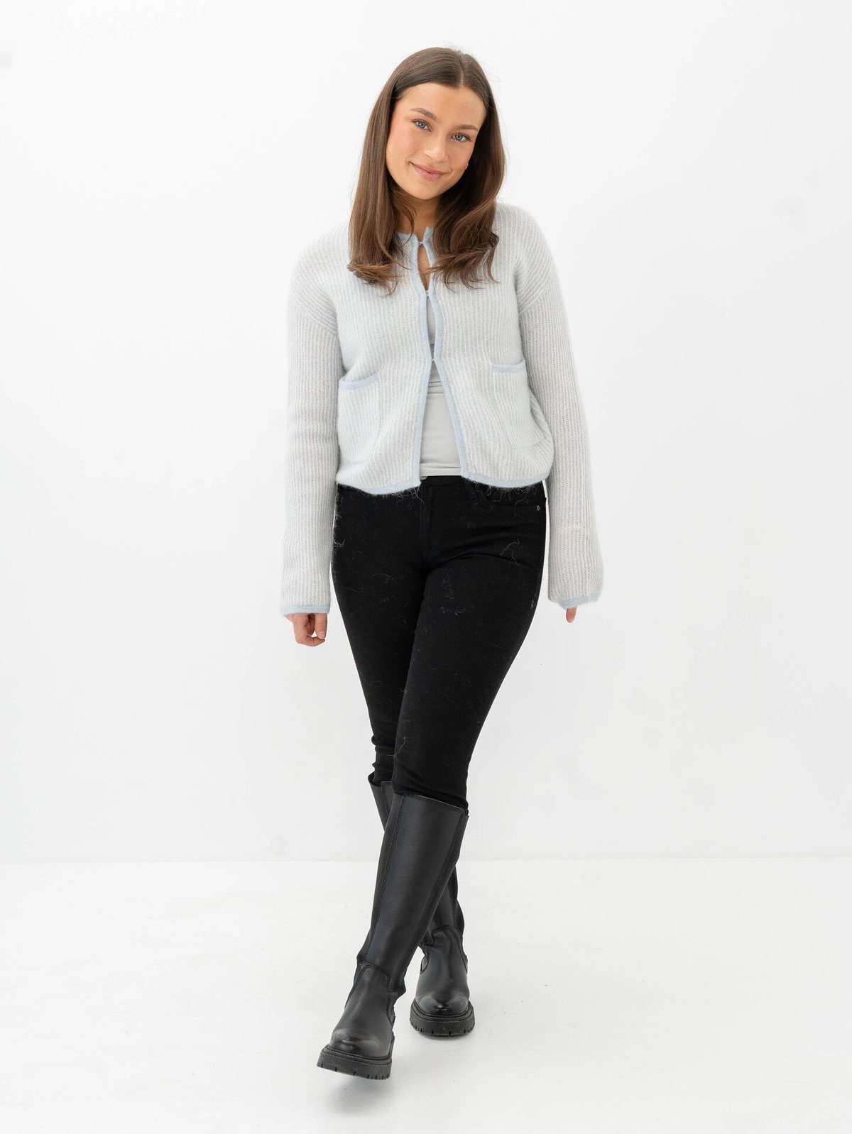 MSCH Copenhagen Eliza Nenaya Cardigan Azurine/ V Ice