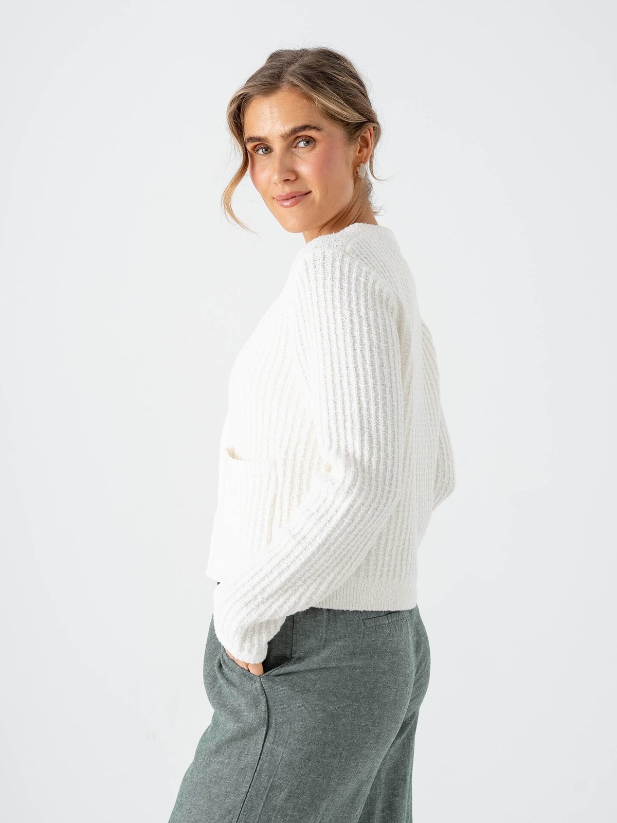 MSCH Copenhagen Gillie Cardigan Egret