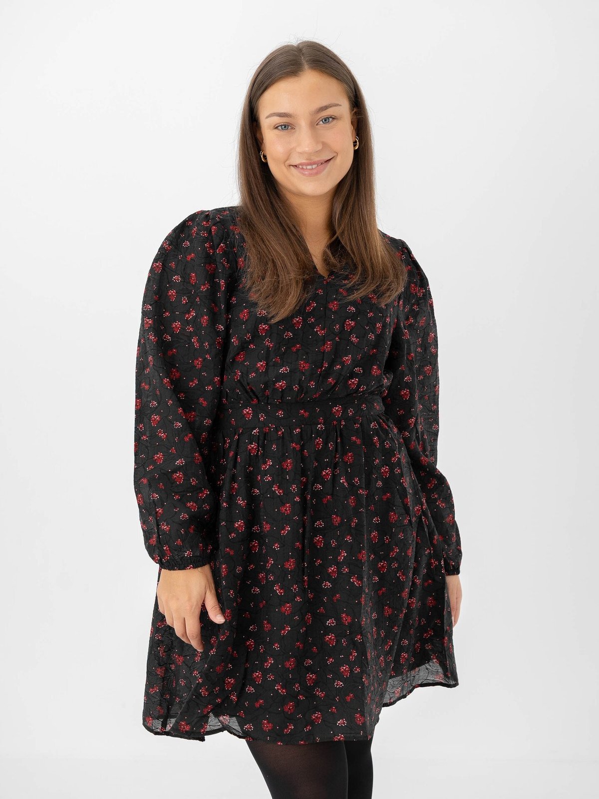 MSCH Copenhagen Nancy Dress Syrah Flower