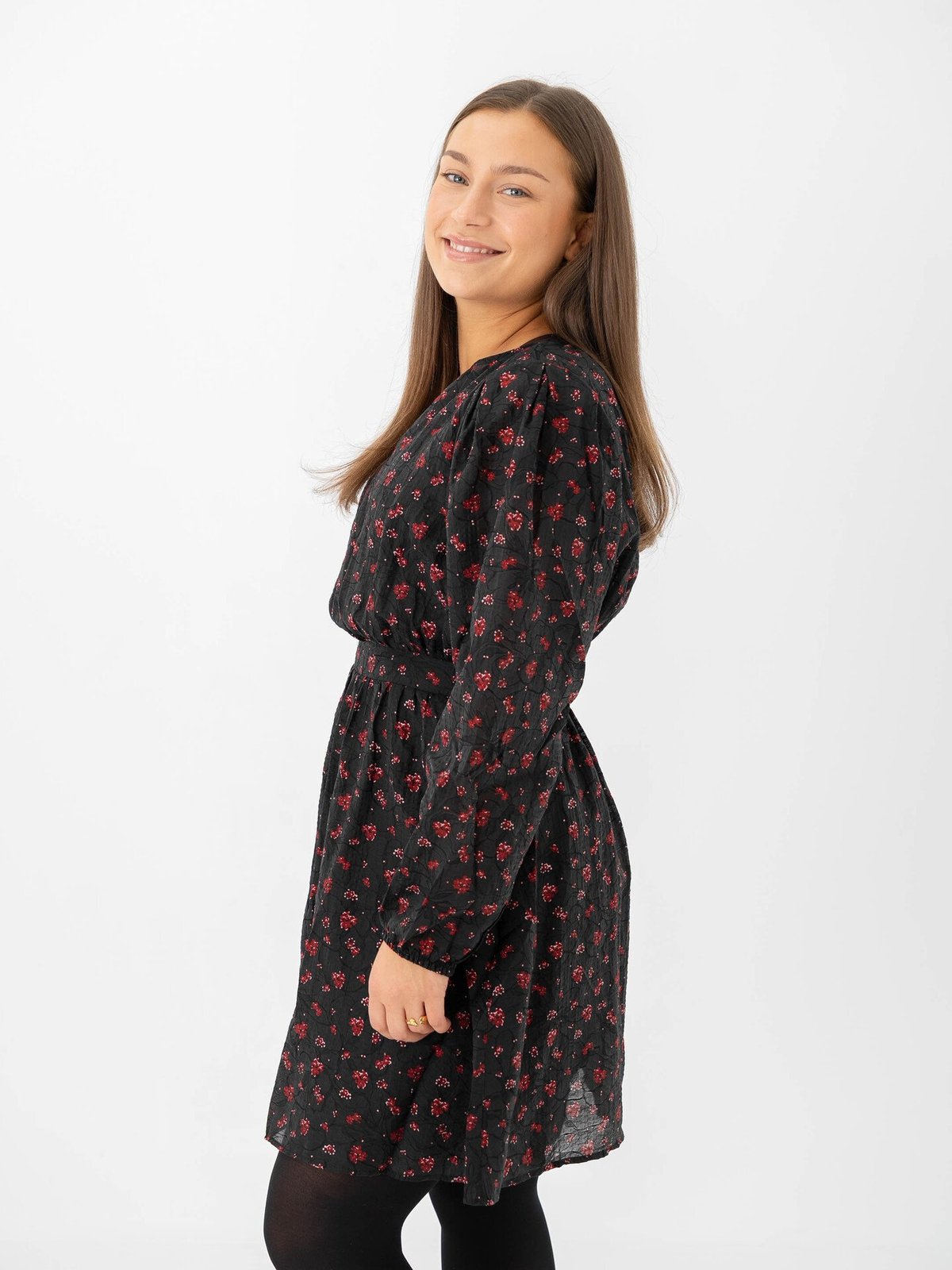 MSCH Copenhagen Nancy Dress Syrah Flower