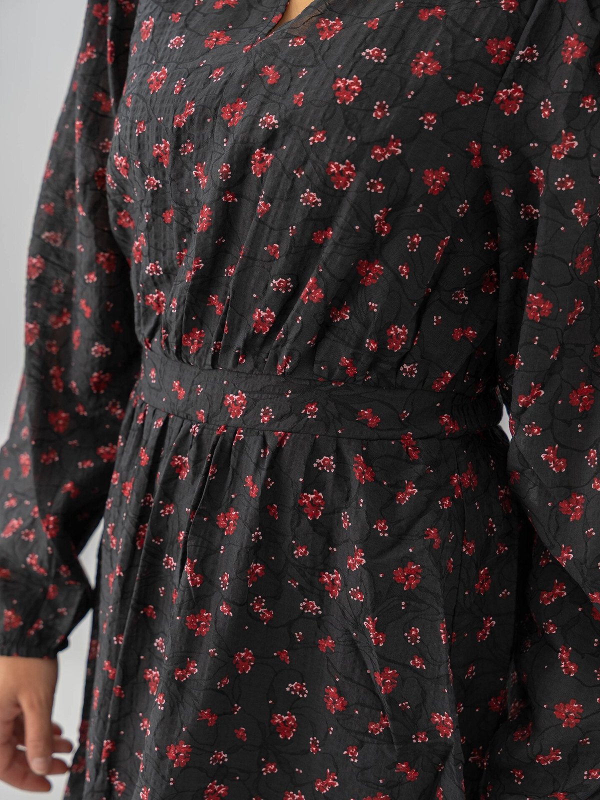 MSCH Copenhagen Nancy Dress Syrah Flower