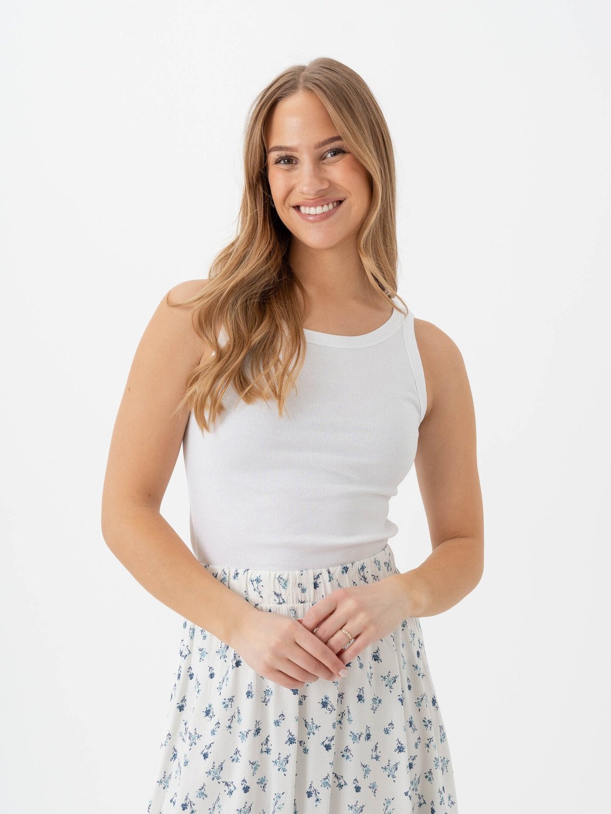 MSCH Copenhagen Gubbe Rasmia SL Top Bright White