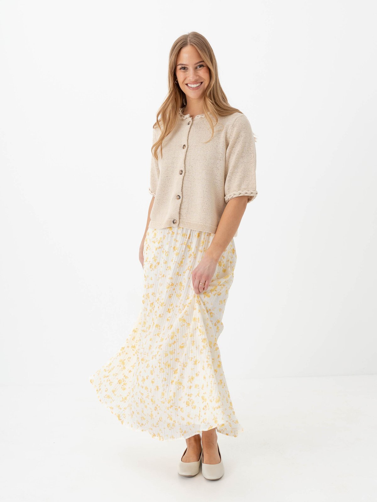 MSCH Copenhagen Falisha High Waist Skirt Sundress Flower