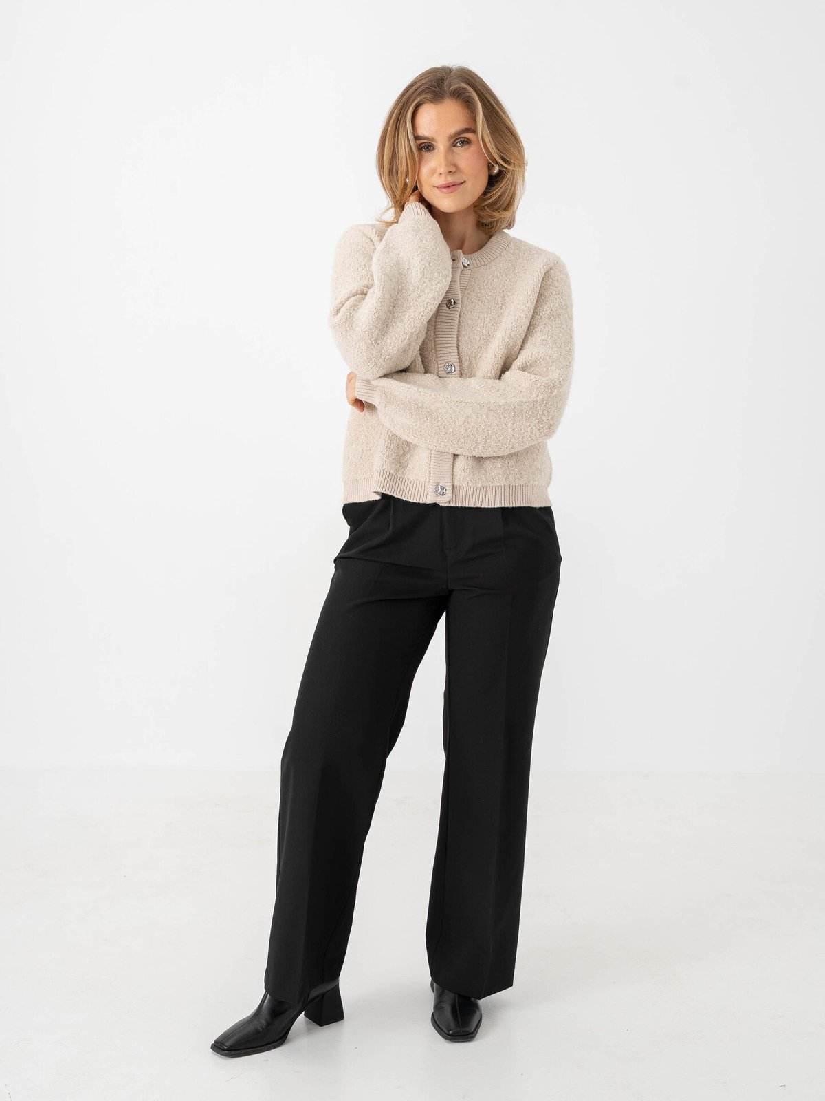 MSCH Copenhagen Nerida Knit Jacket Oatmeal