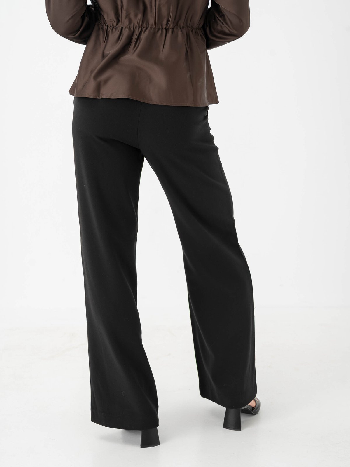 MSCH Copenhagen Macy Michelle High Waist Wide Pants Regular Black