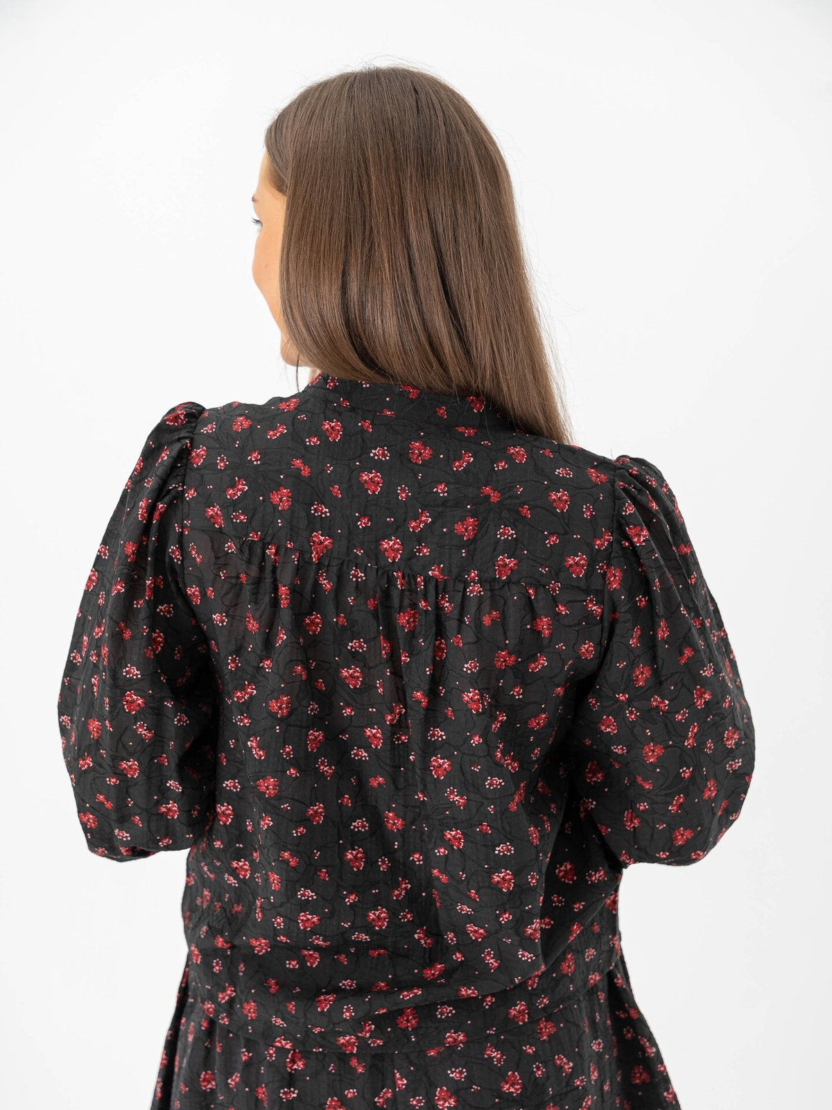 MSCH Copenhagen Nancy Shirt Syrah Flower
