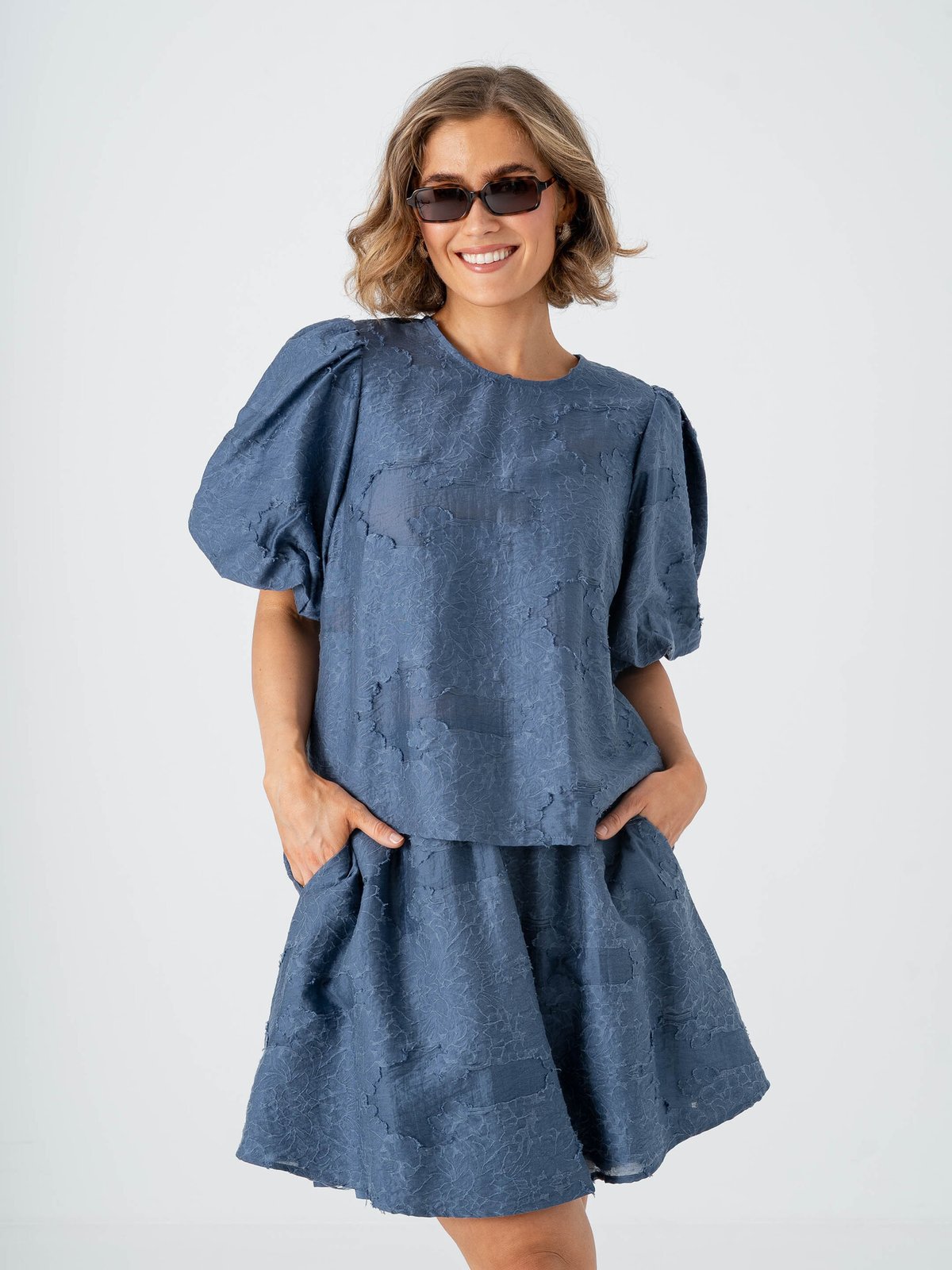 MSCH Copenhagen Orkidea 2/4 Top Vintage Indigo