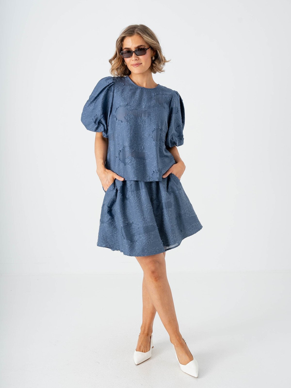MSCH Copenhagen Orkidea 2/4 Top Vintage Indigo