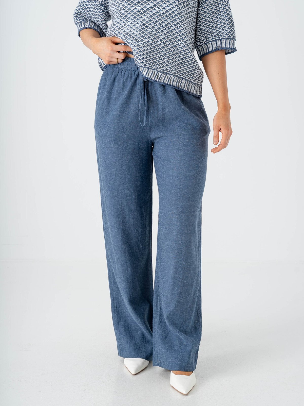 MSCH Copenhagen Viana Ginia Pants V Indigo Melange