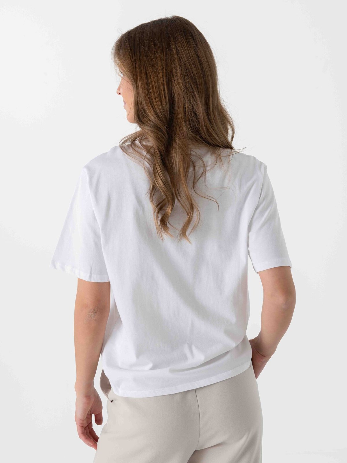 MSCH Copenhagen Theana Organic Icon Logo Tee Hvit