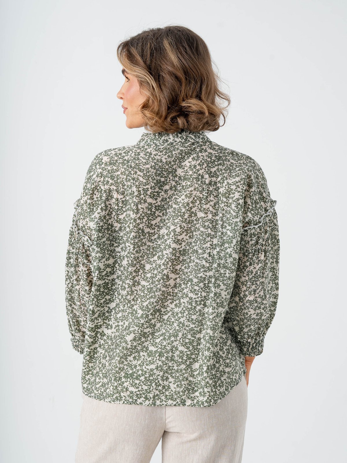 MSCH Copenhagen Seraphina Shirt Egret Flowert