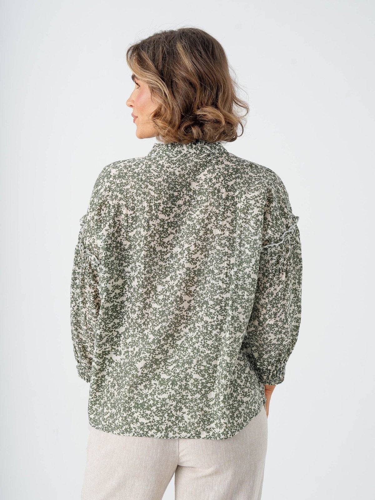 MSCH Copenhagen Seraphina Shirt Egret Flowert