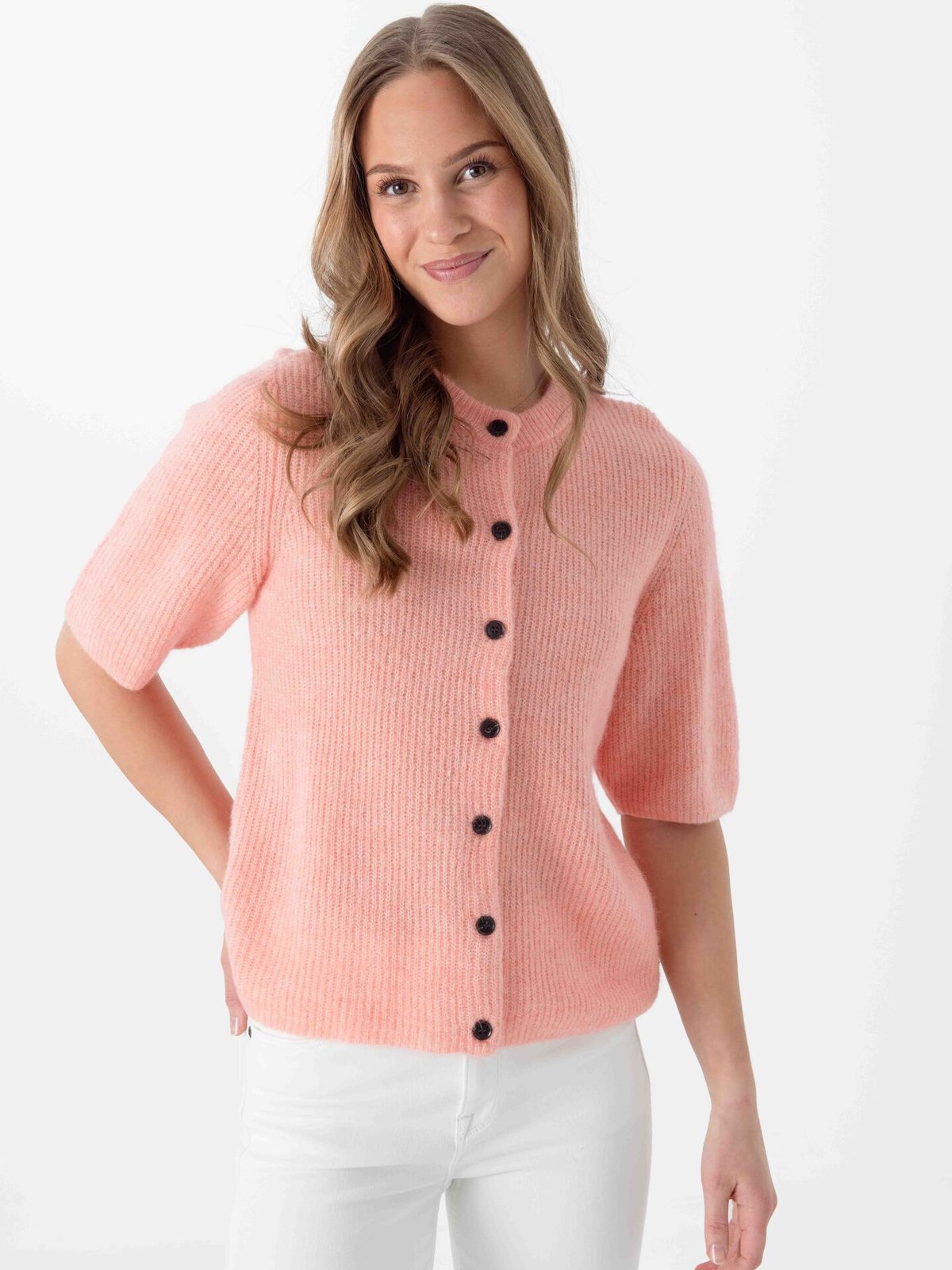 MSCH Copenhagen Jinie Hope 2/4 Cardigan Peach Melange
