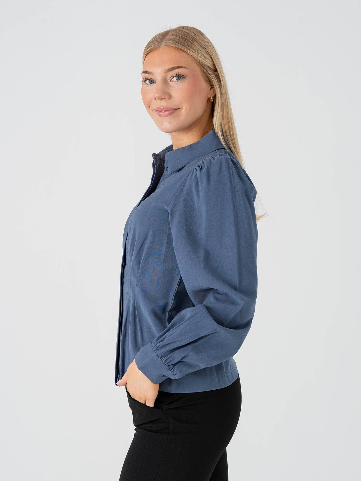 MSCH Copenhagen Elsa Asana Shirt Vintage Indigo