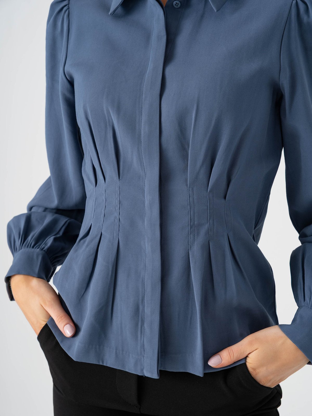 MSCH Copenhagen Elsa Asana Shirt Vintage Indigo