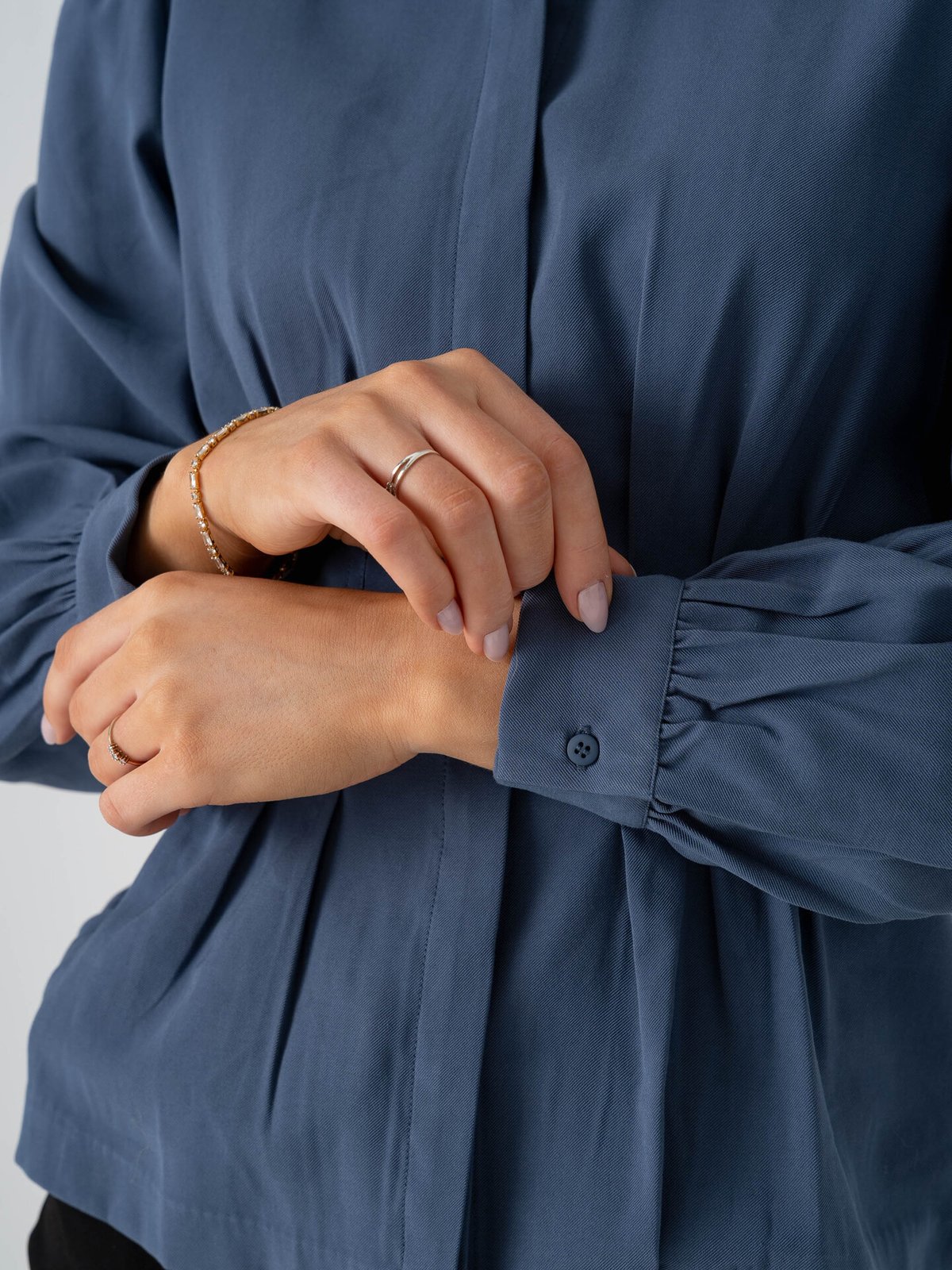 MSCH Copenhagen Elsa Asana Shirt Vintage Indigo