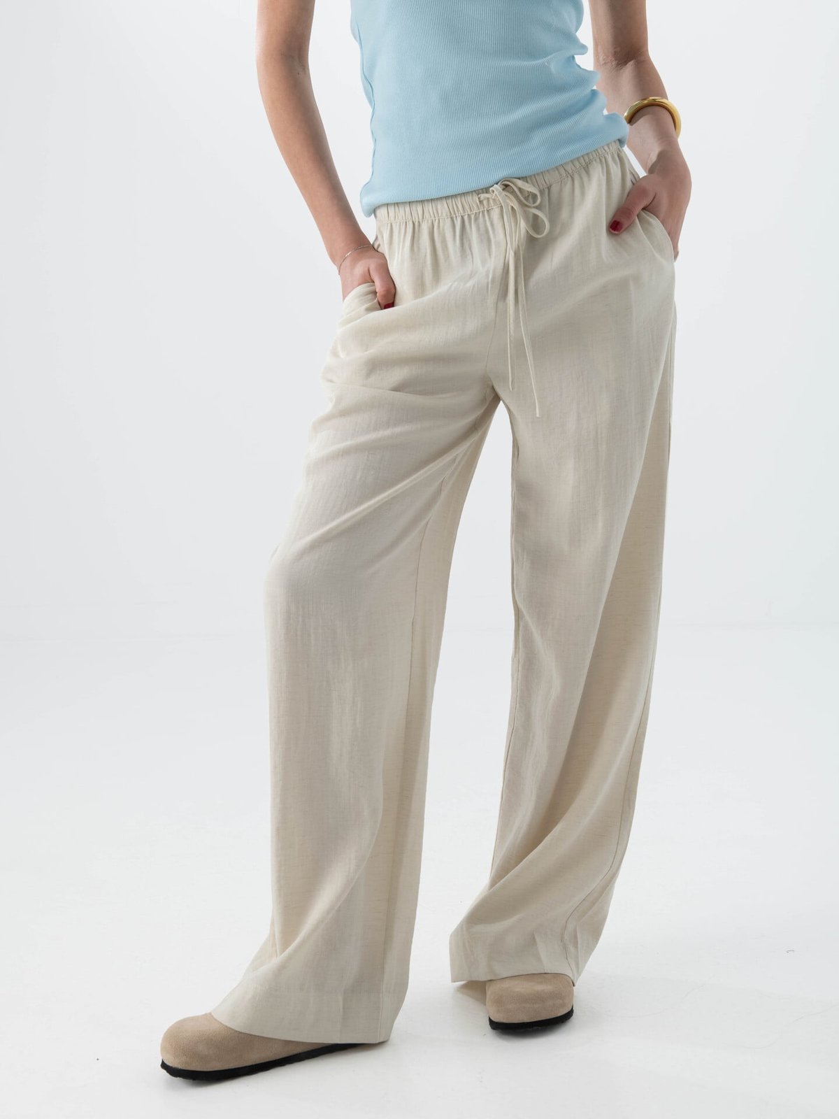 MSCH Copenhagen Daria Pants Sand Melange