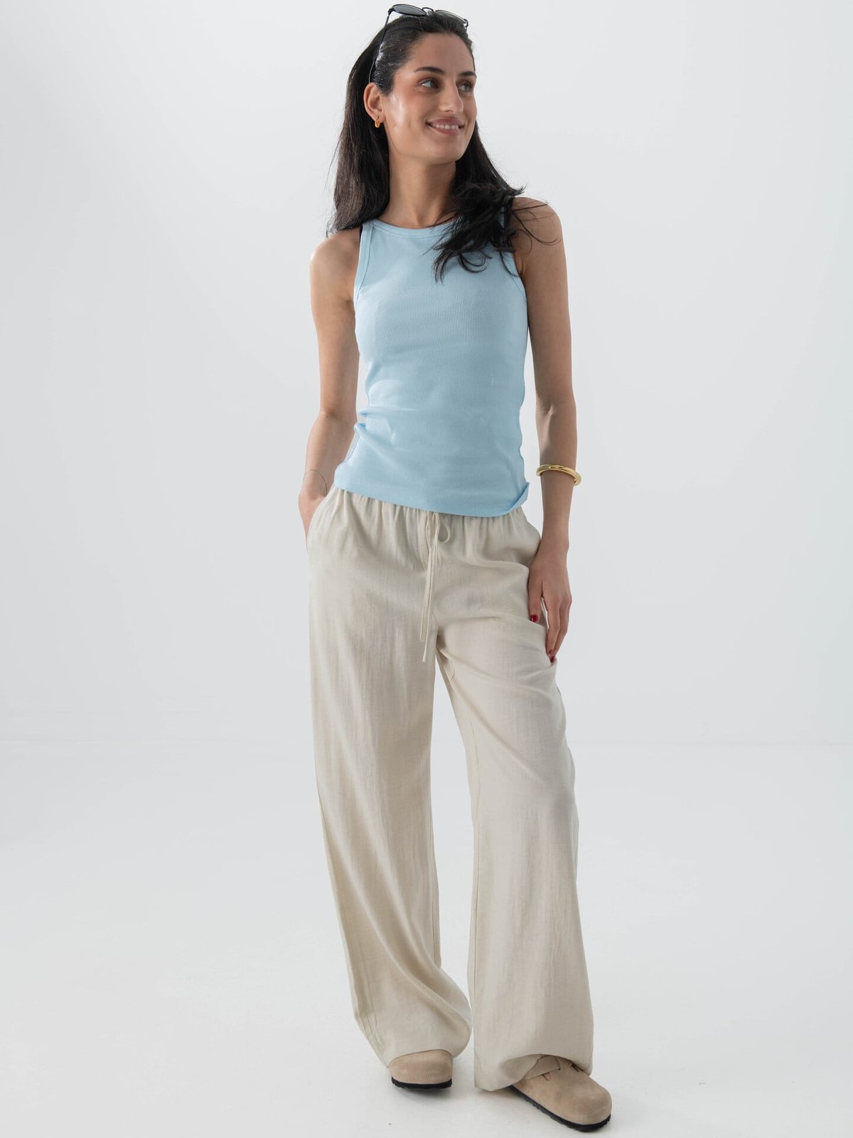 MSCH Copenhagen Daria Pants Sand Melange