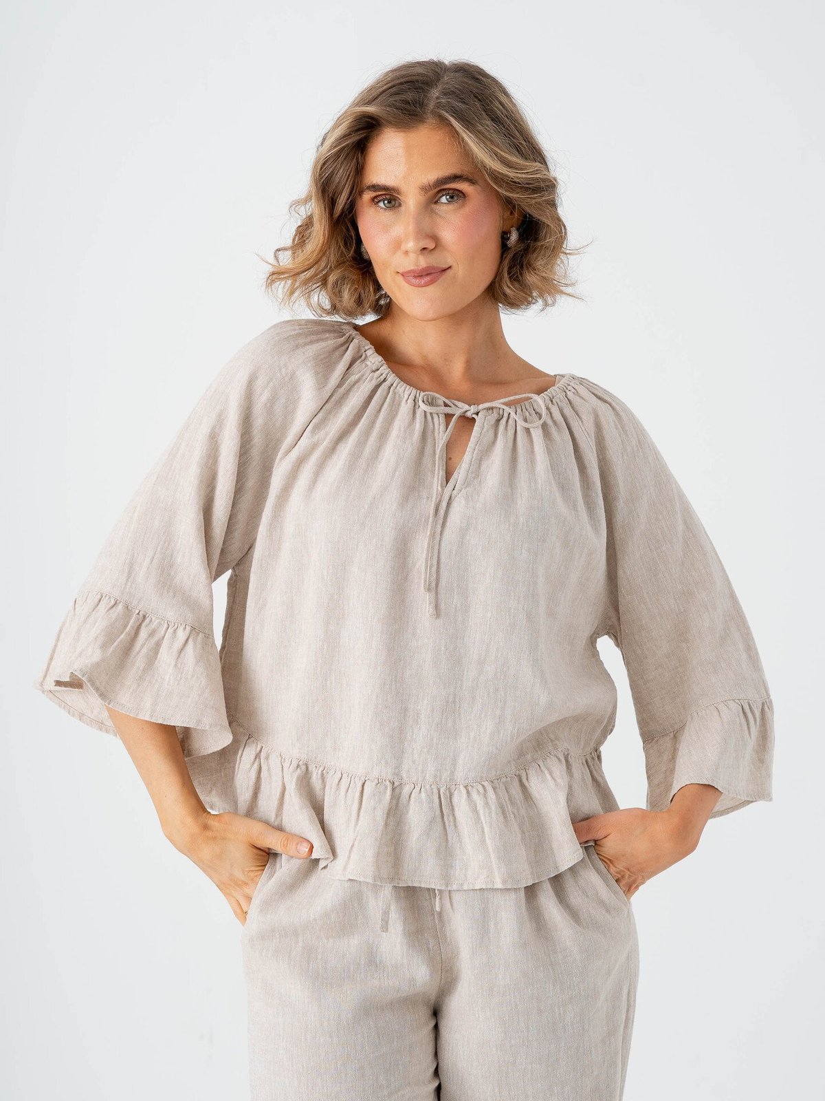 MSCH Copenhagen Viana Ginia 2/4 Top Sand Melange