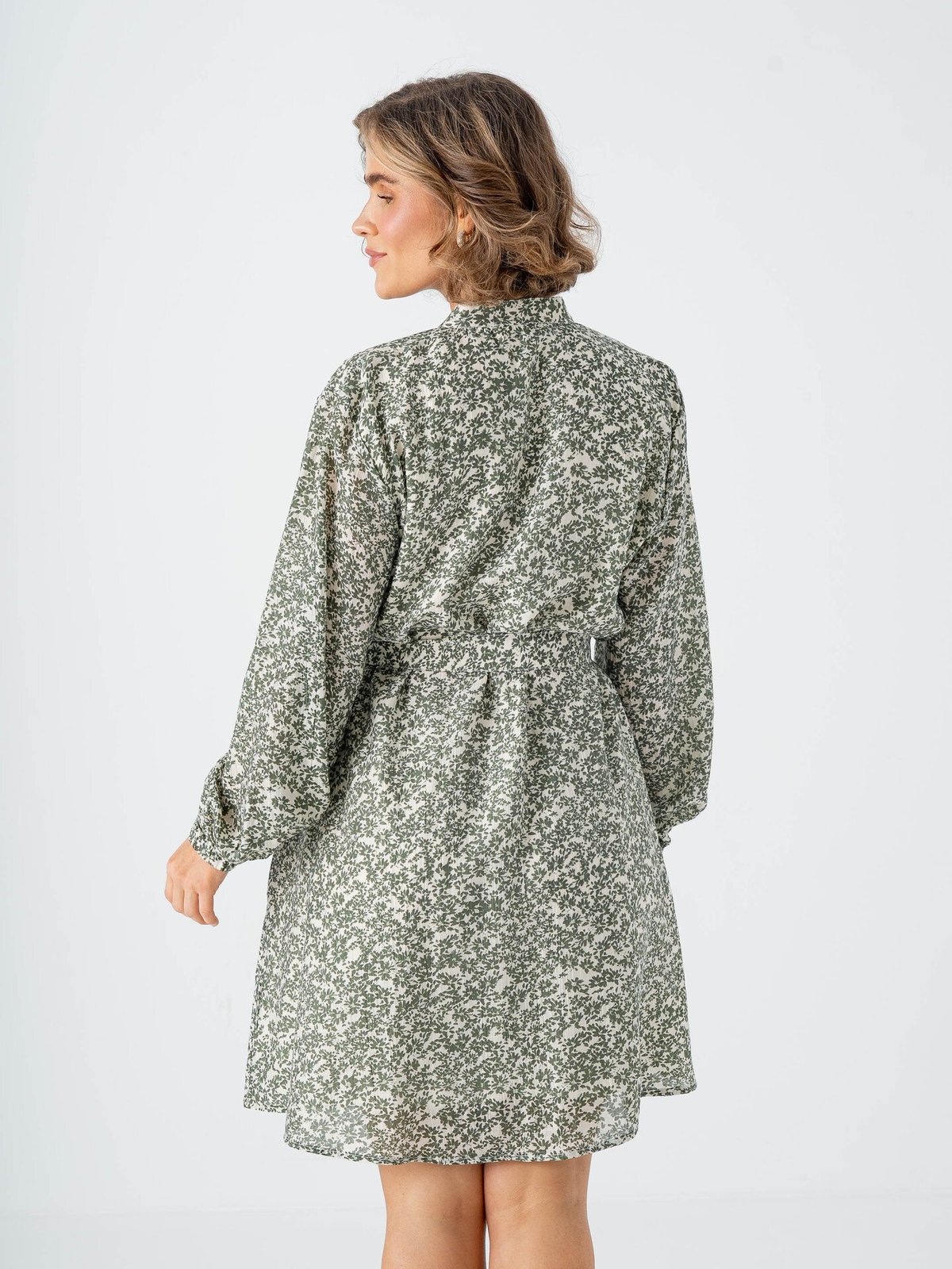 MSCH Copenhagen Seraphina V-Neck Dress Egret Flower