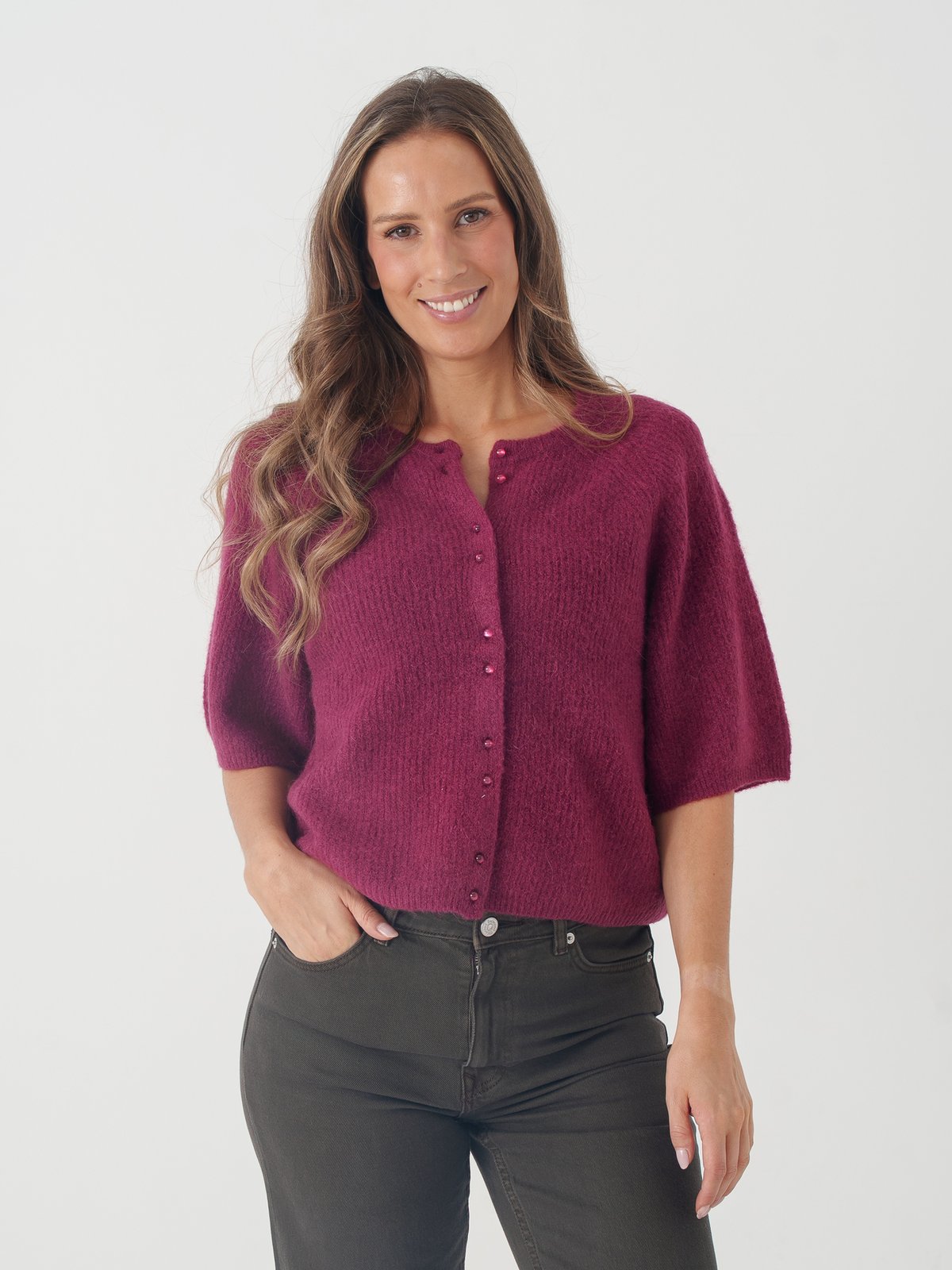 MSCH Copenhagen Bondie Hope 2/4 Cardigan Rhododendron