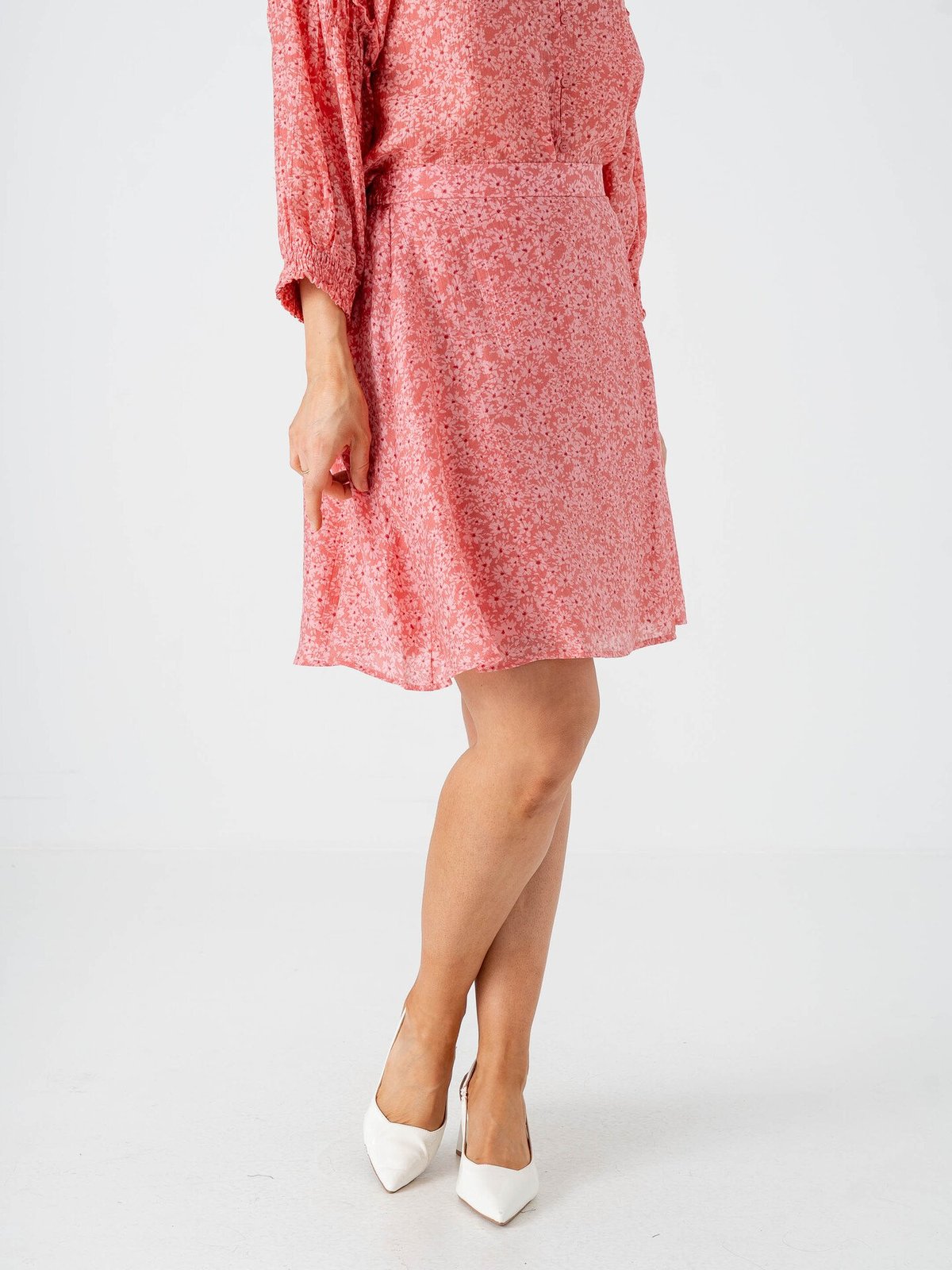 MSCH Copenhagen Seraphina High Waist Skirt F Rose Flower