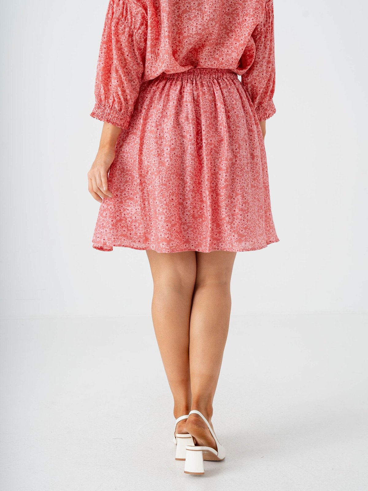 MSCH Copenhagen Seraphina High Waist Skirt F Rose Flower