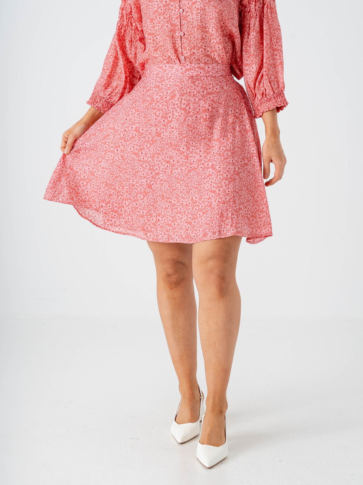 MSCH Copenhagen Seraphina High Waist Skirt F Rose Flower