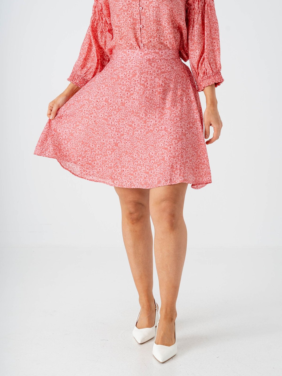 MSCH Copenhagen Seraphina High Waist Skirt F Rose Flower