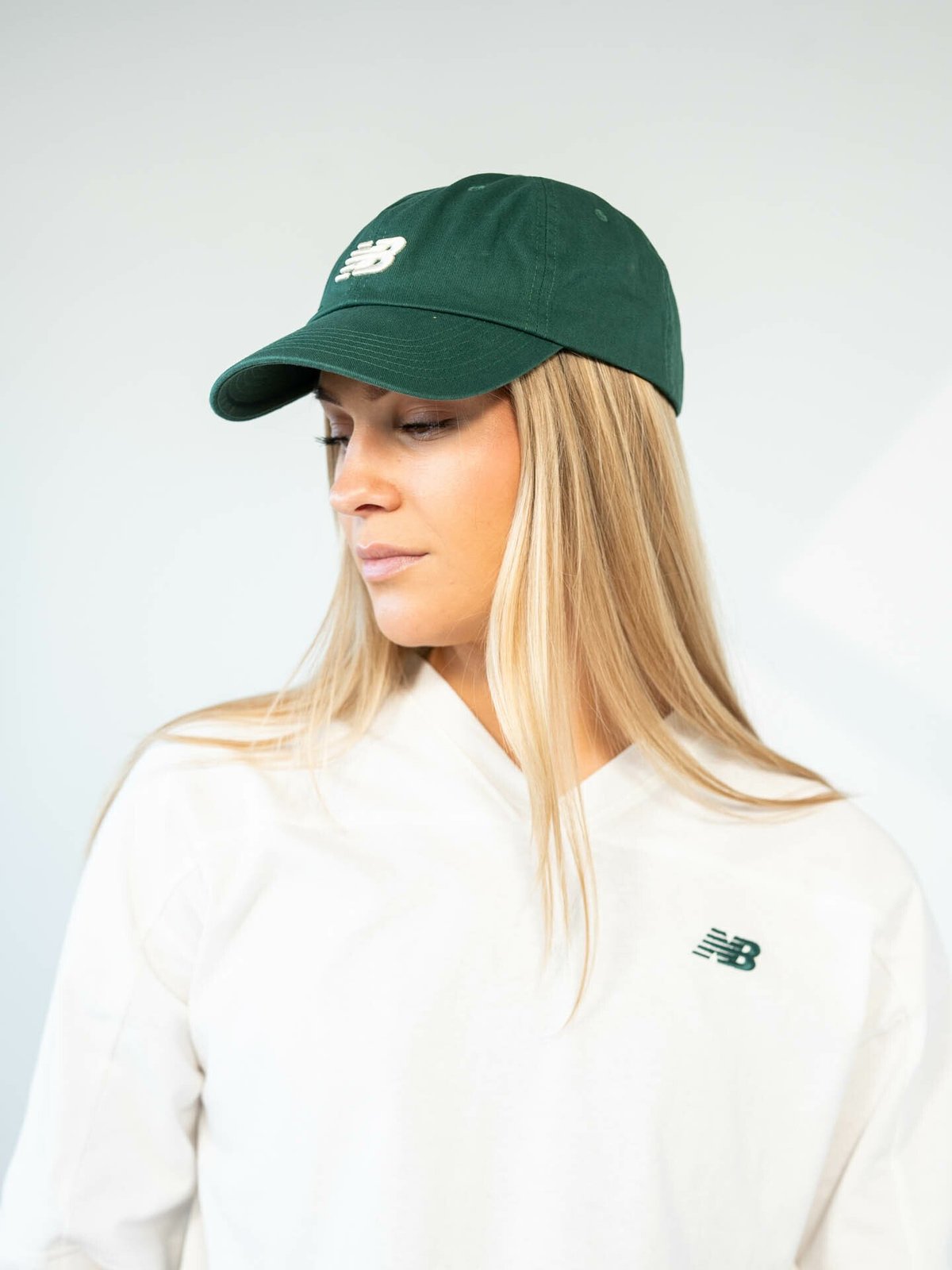 New Balance 6 panel Classic hat Nightwatch green