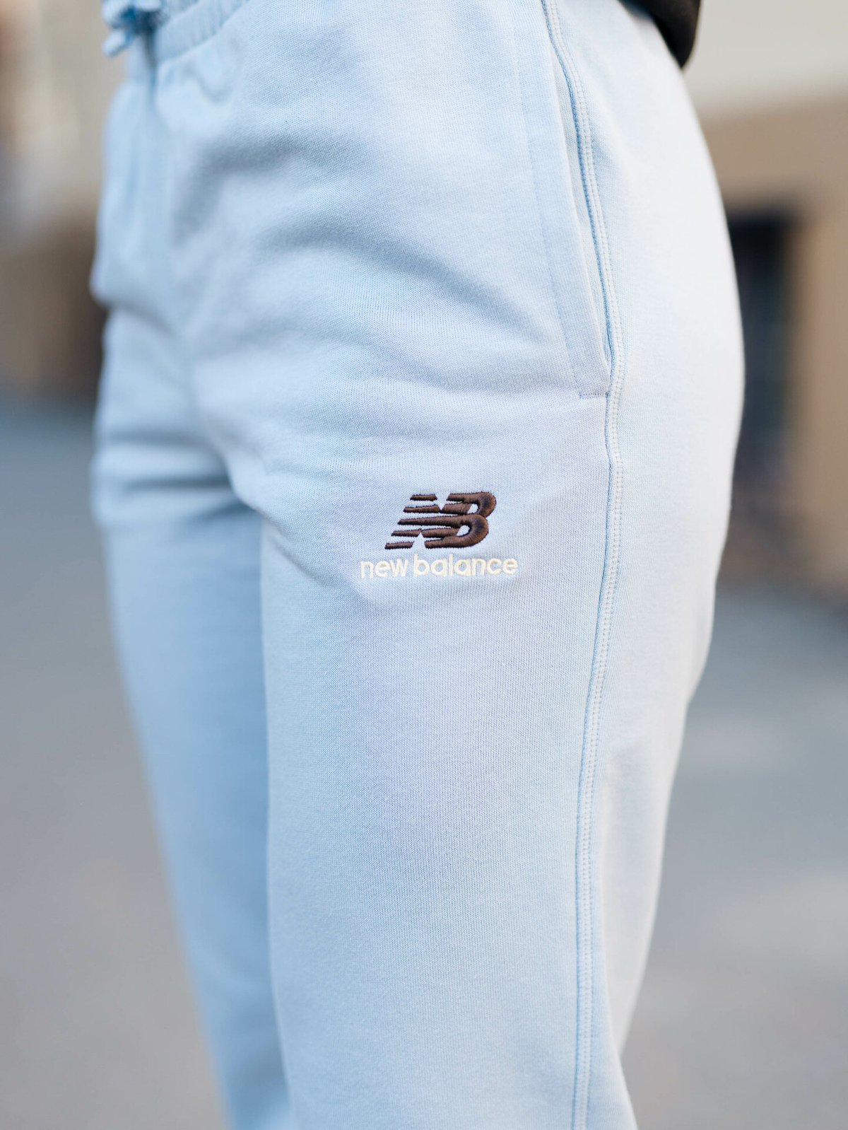 New Balance Uni-ssentials French Terry Sweatpant Blå