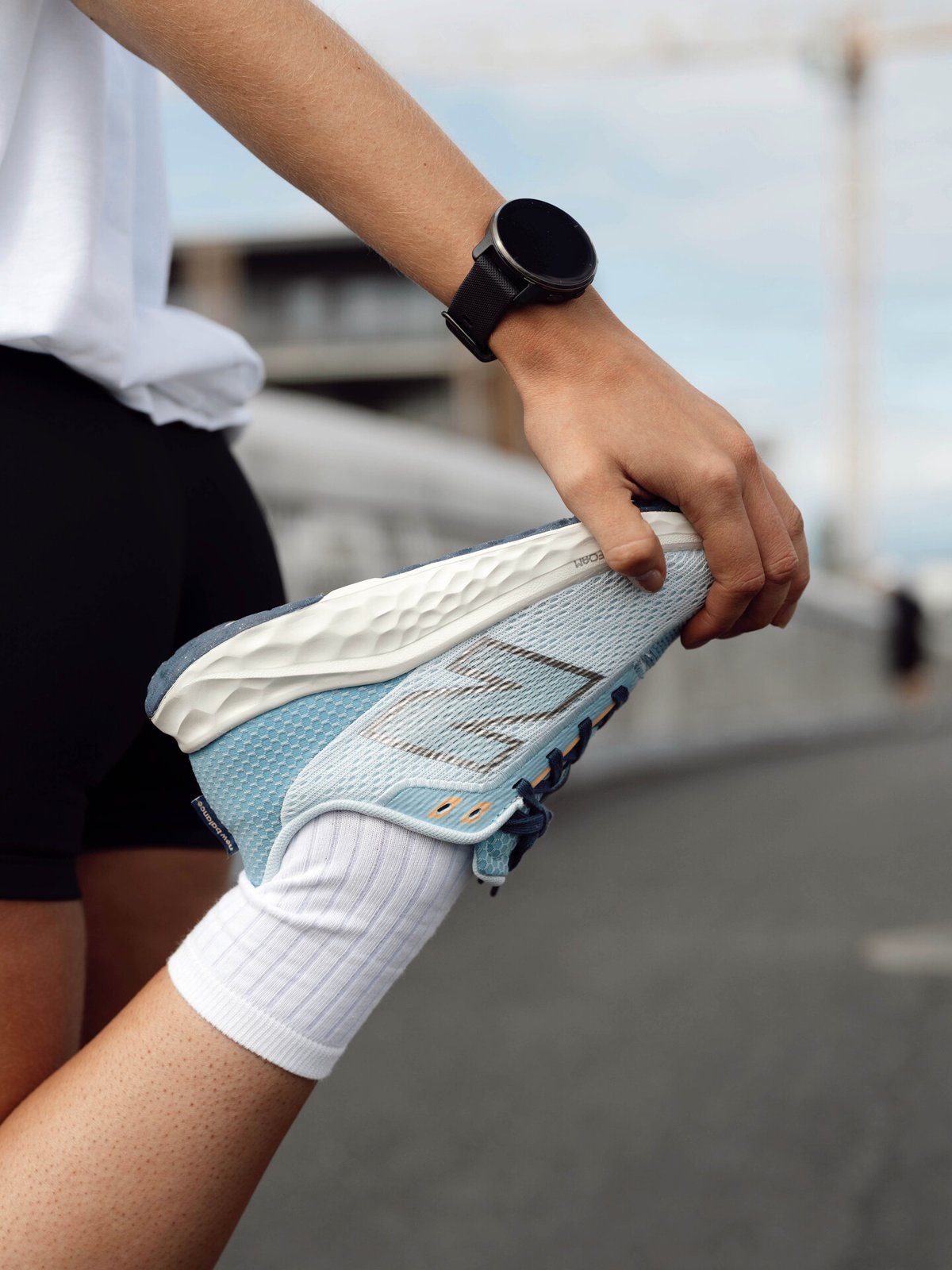 New Balance New Balance Arishi Quarry blue with chrome blue and silver metallic