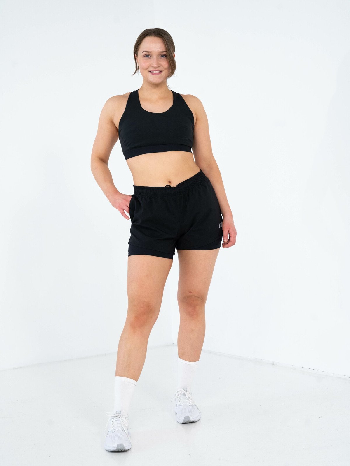 New Balance Medium support Bra Black