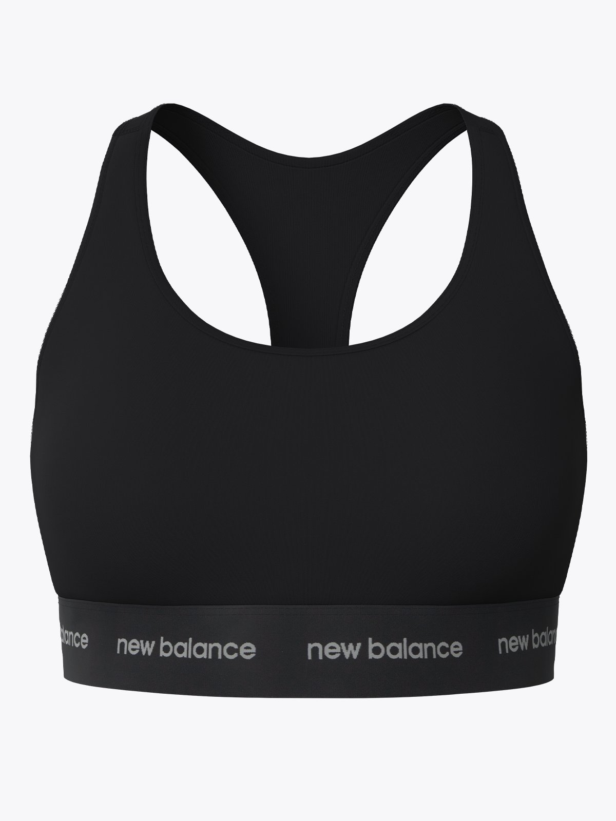 New Balance Sleek Medium support Bra Black