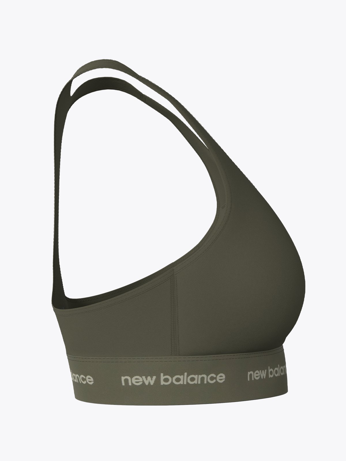 New Balance Sleek Medium support Bra Dark olivine