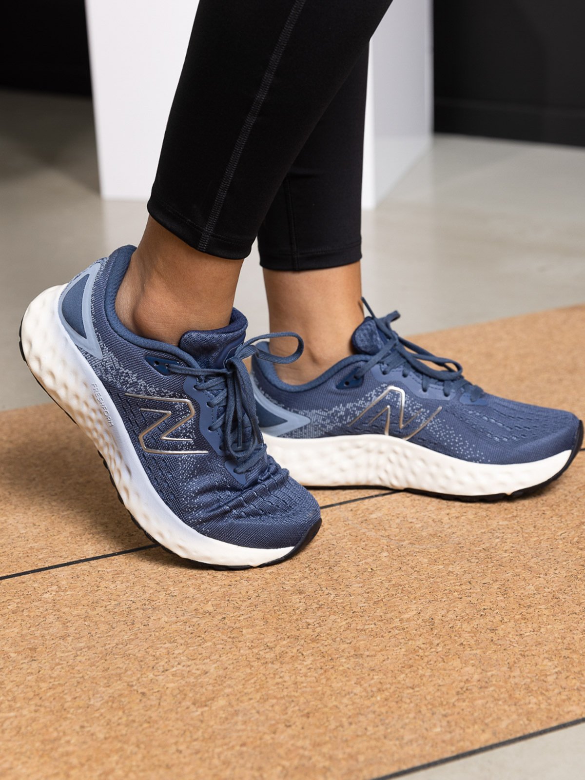 New Balance Evoz V2 Natural Indigo with Light Arctic Grey and Silver Metallic