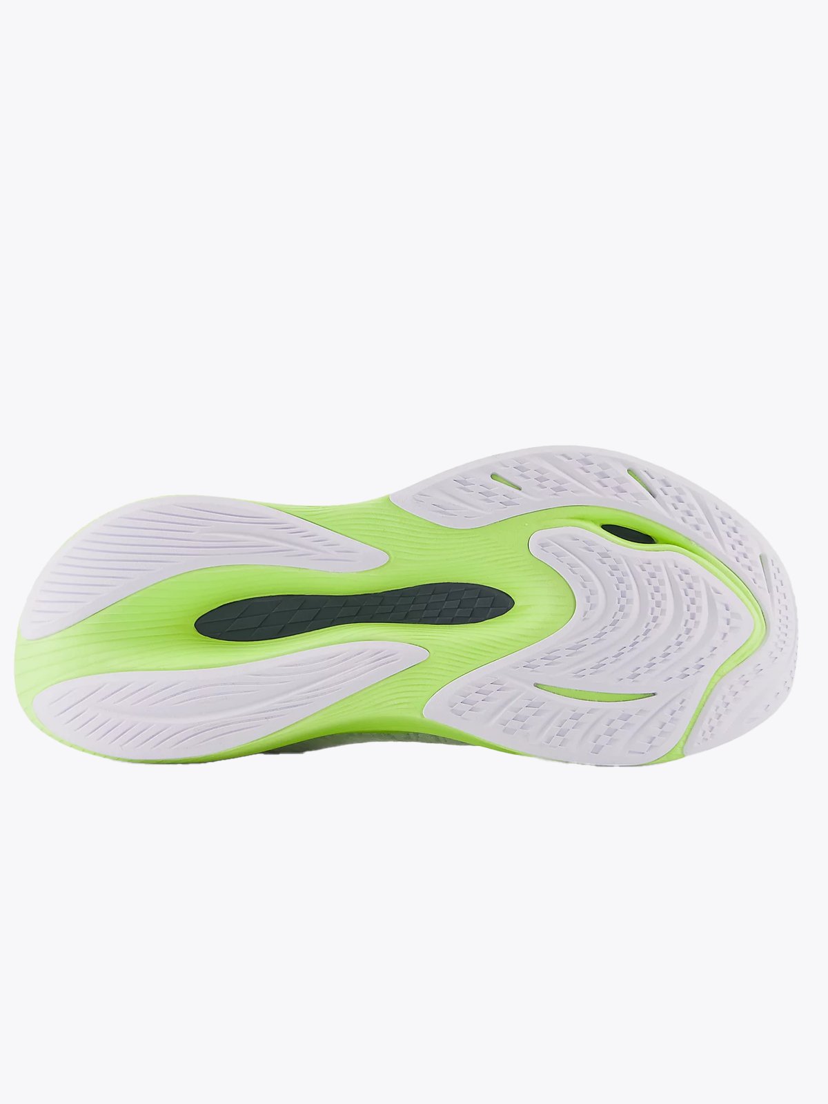 New Balance Fuel Cell Propel White with bleached lime glo and graphite