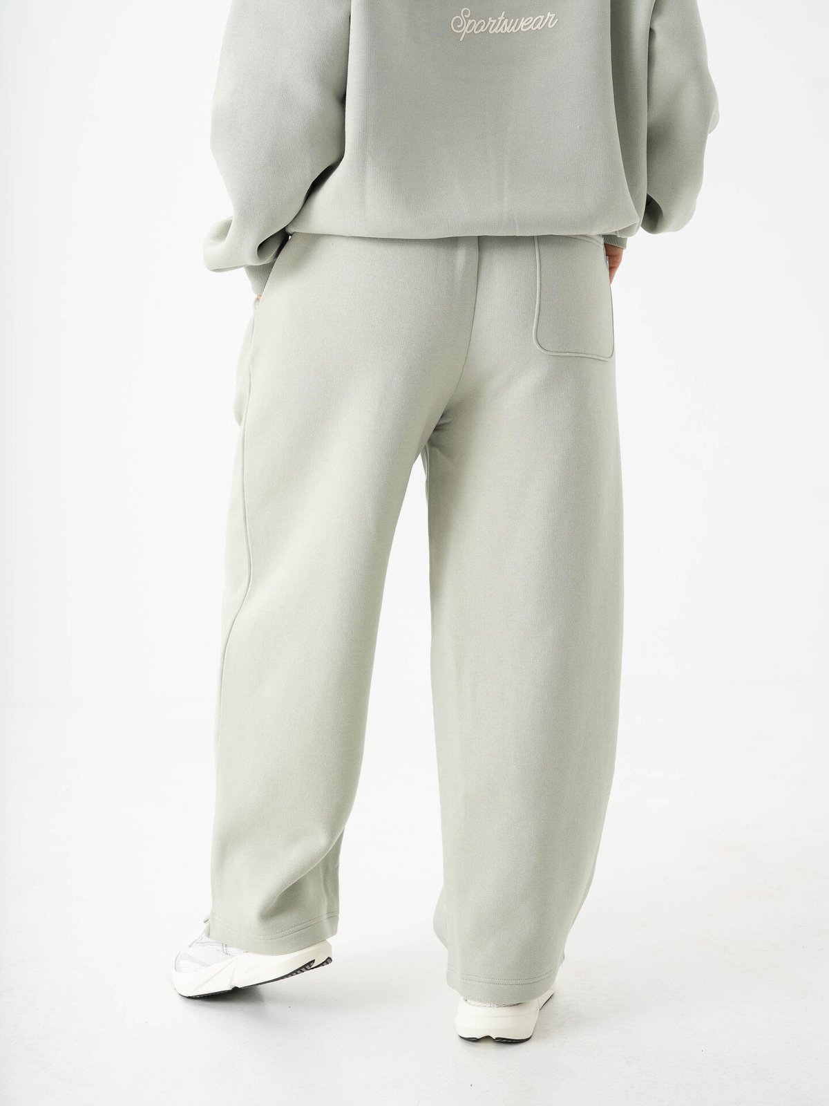 New Balance Linear Heritage Fleece Barrel Leg Pant Grønn