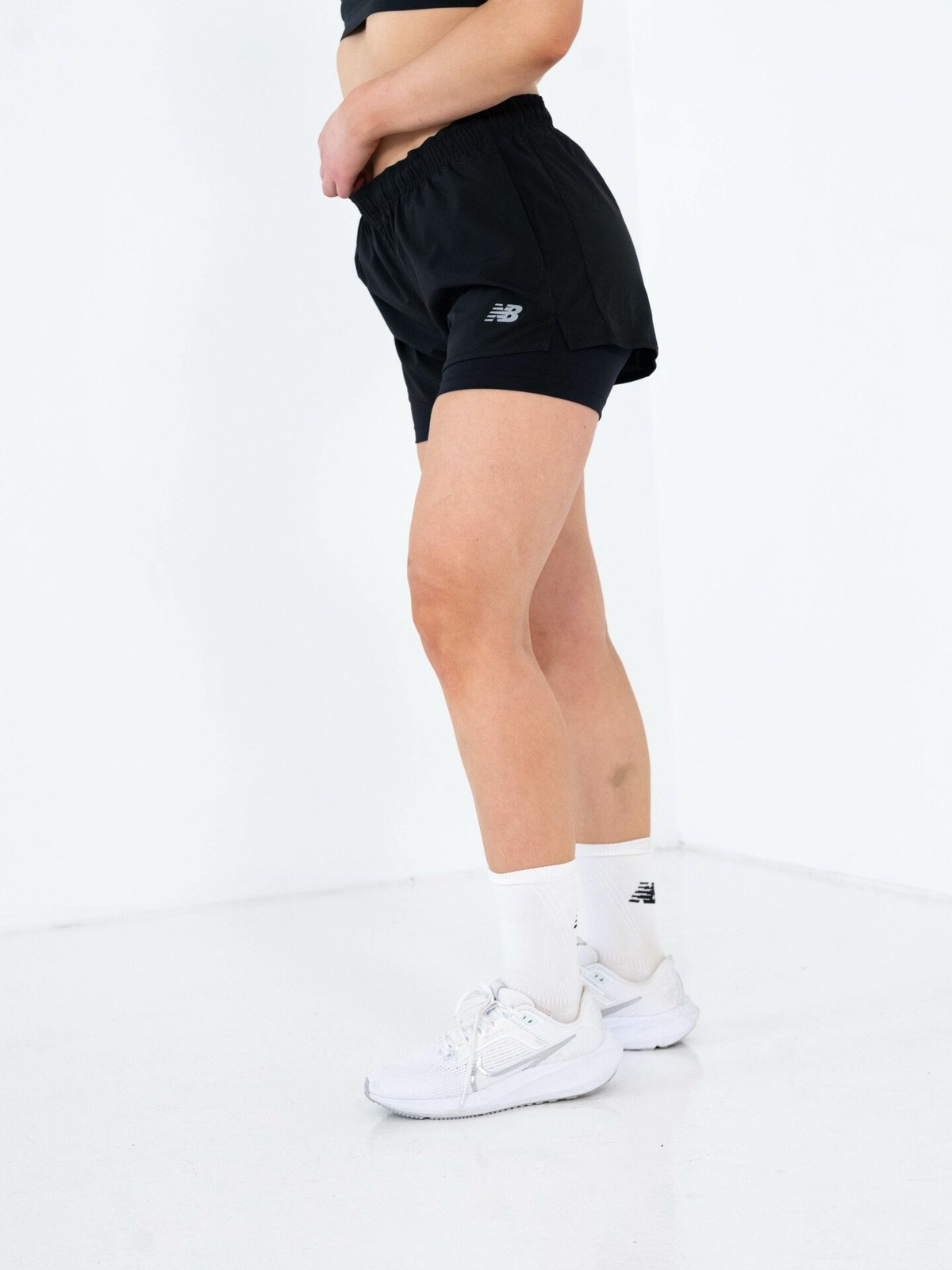 New Balance Sport Essentials 2 in 1 short Black