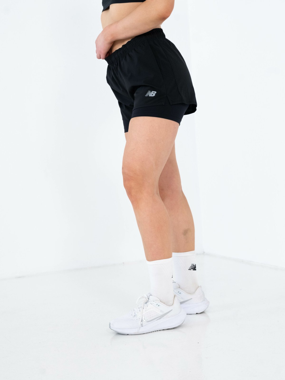 New Balance Sport Essentials 2 in 1 short Black