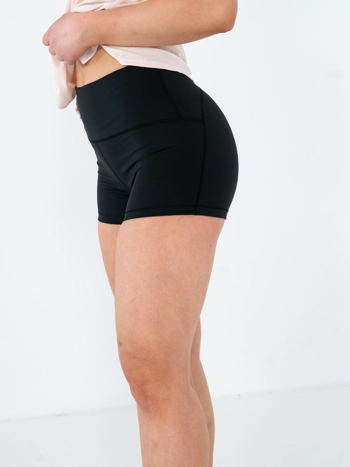 New Balance High Rise Short 3 inch Black