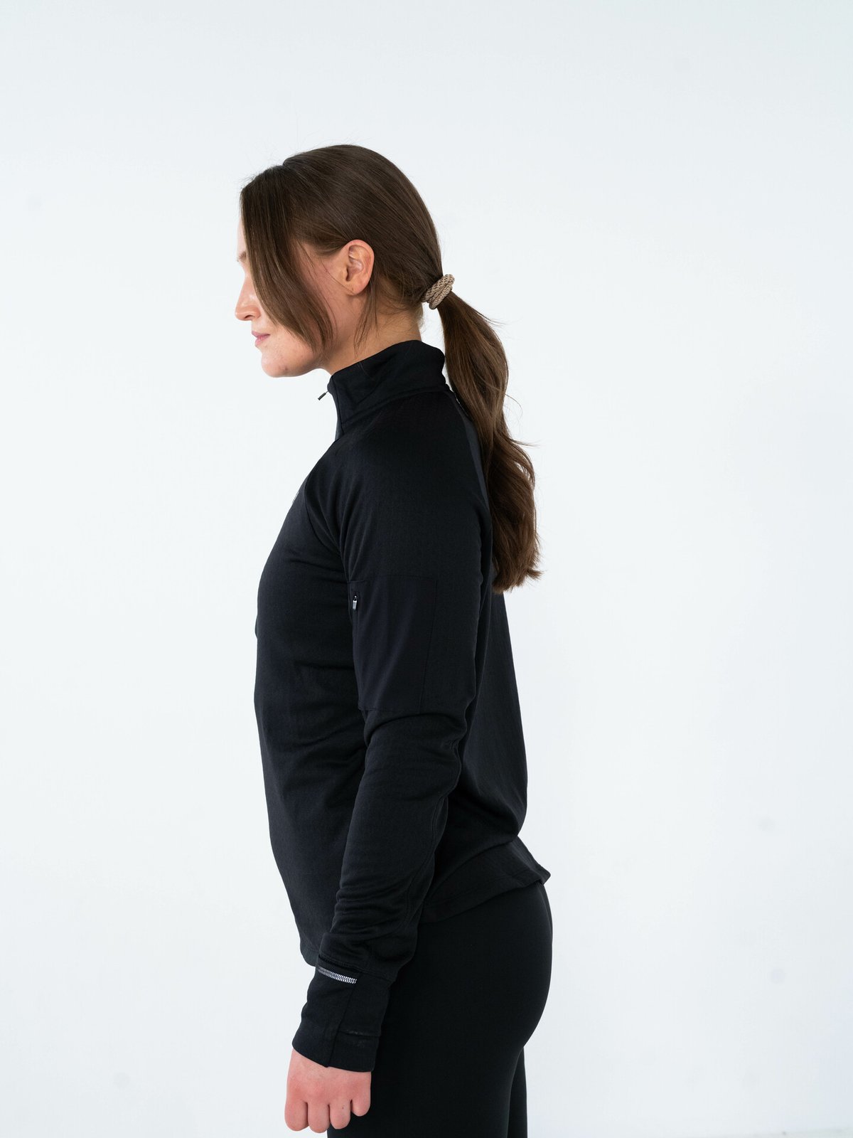 New Balance Heat Grid Half Zip Black