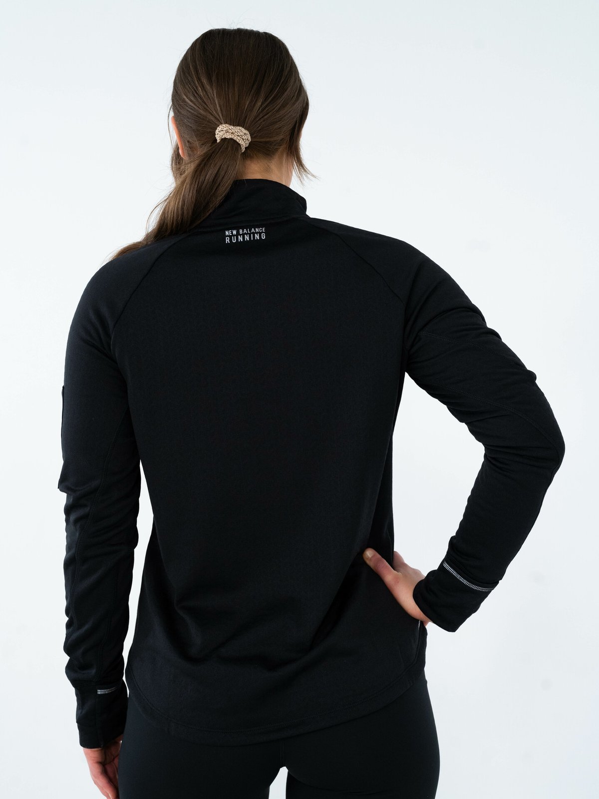 New Balance Heat Grid Half Zip Black