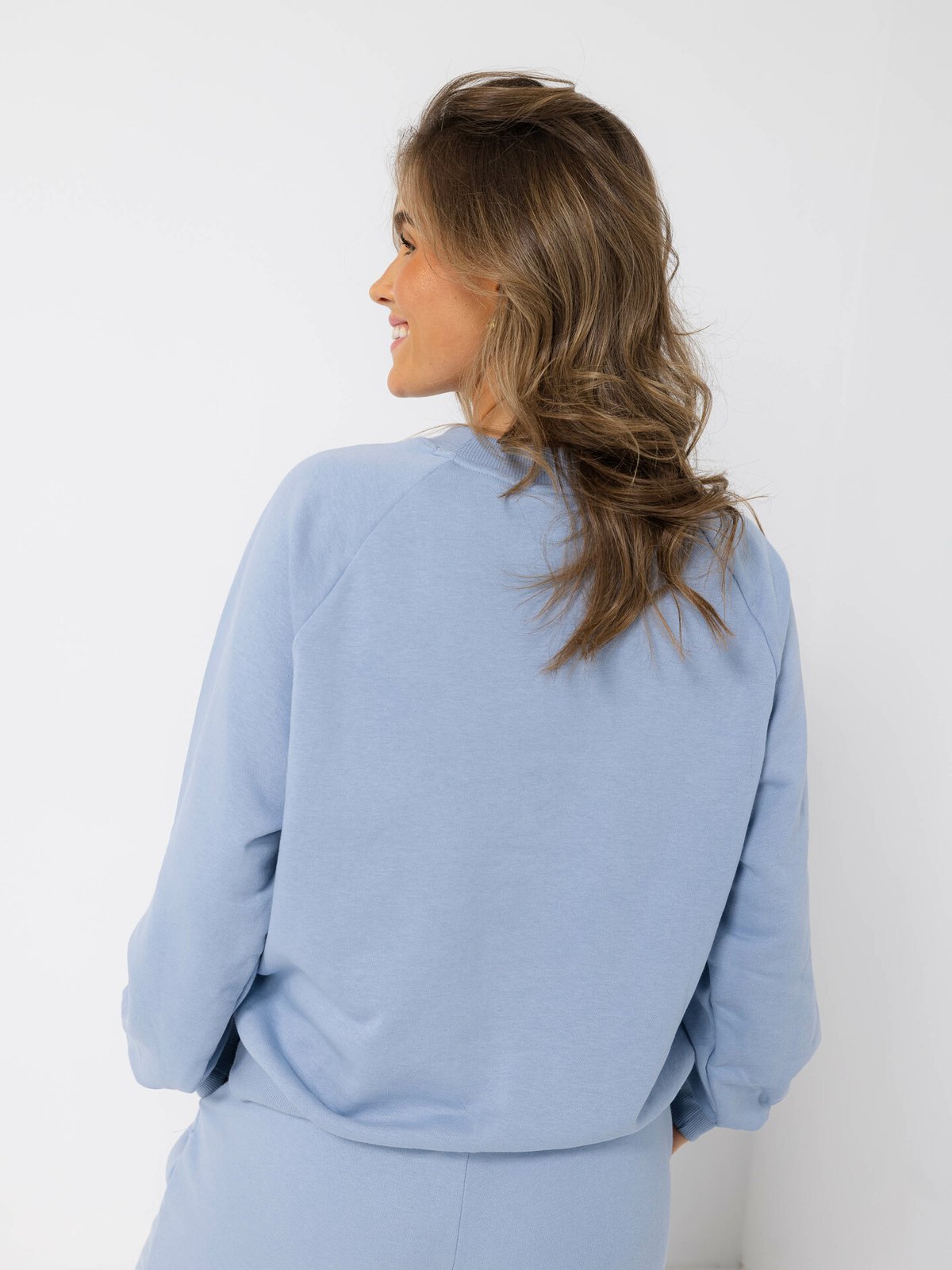 New Balance Essentials Graphic Crew Light Arctic Grey